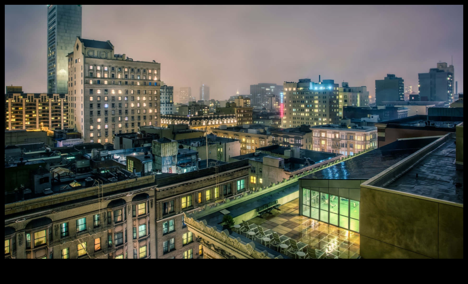 Pilsētas gaismas, modernas naktis: pacelieties pilsētas elegancē