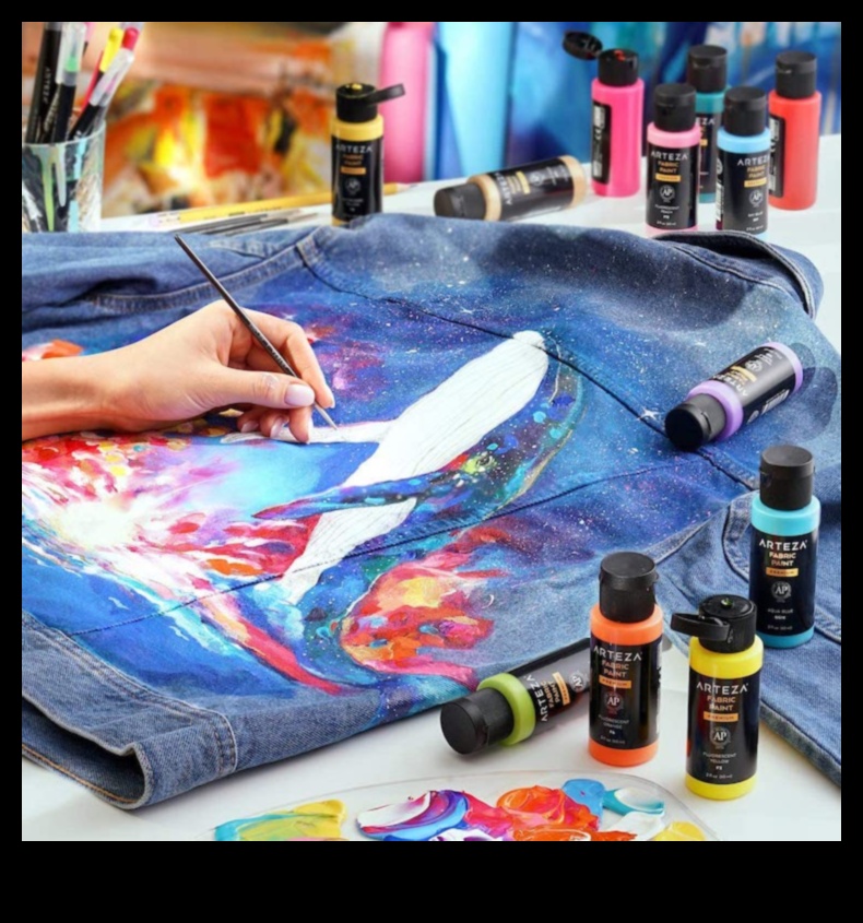 Radošs audekls: DIY apģērbi un aksesuāri ar audumu apgleznošanu