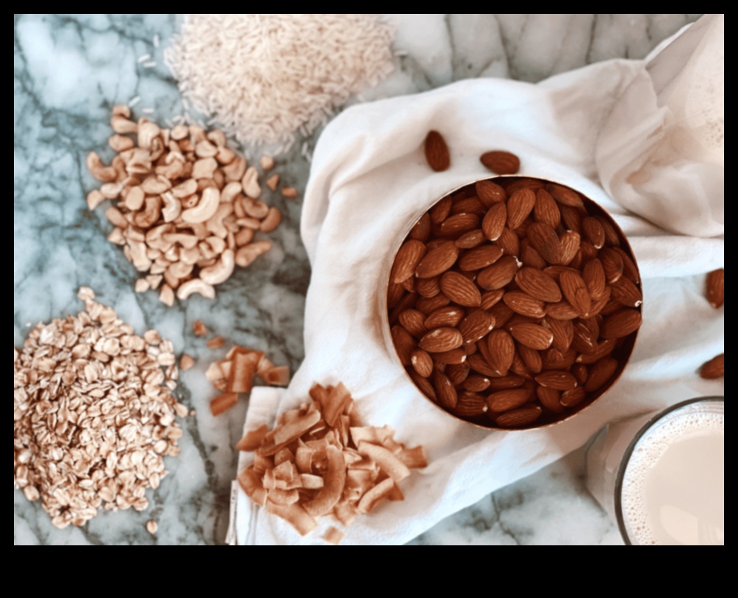 Mandeļu revolūcija: Atbrīvojiet savu radošumu riekstu piena veidošanā