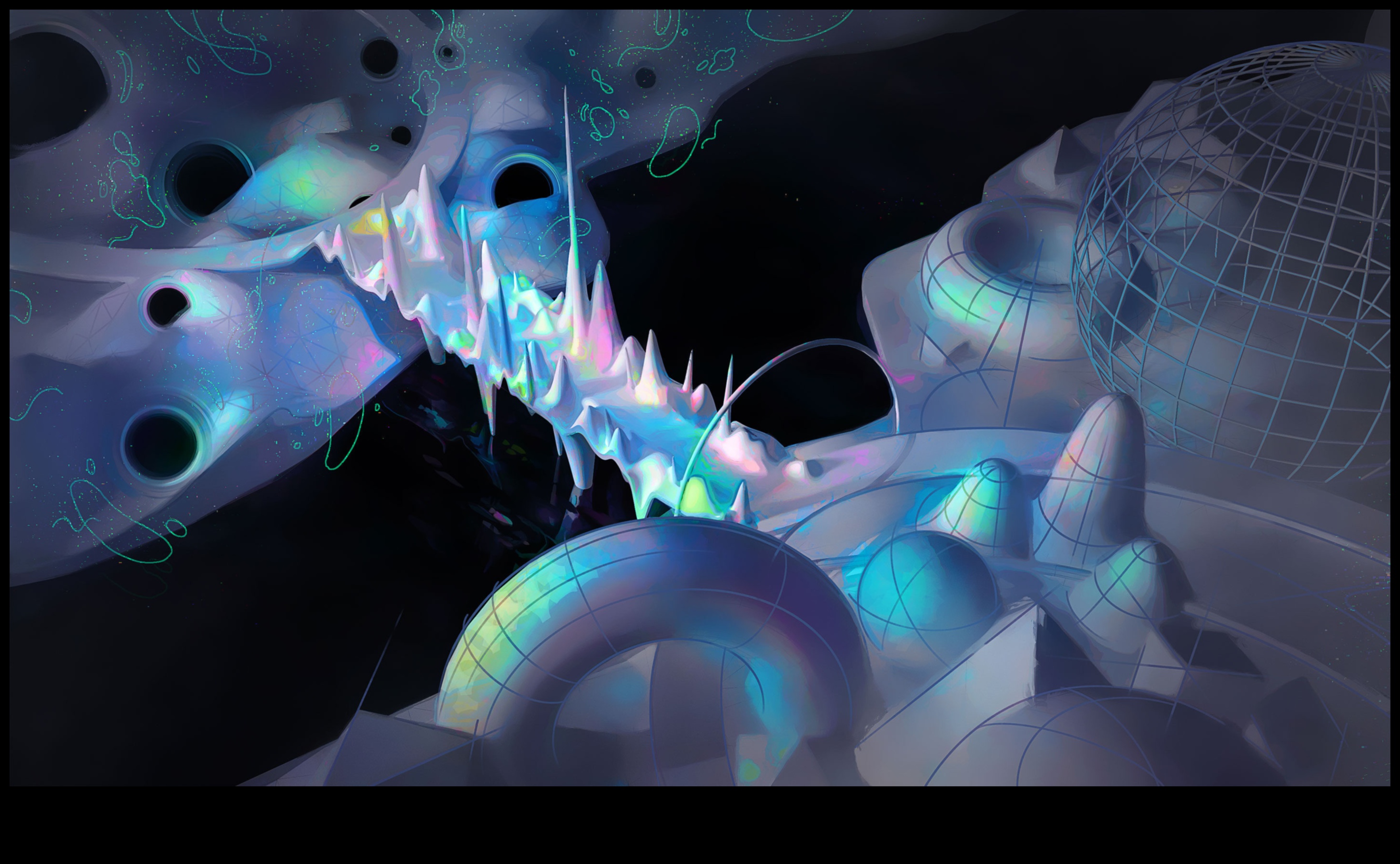 Abstract Quantum Realities: The Artistry of Contemporary Quantum Computing