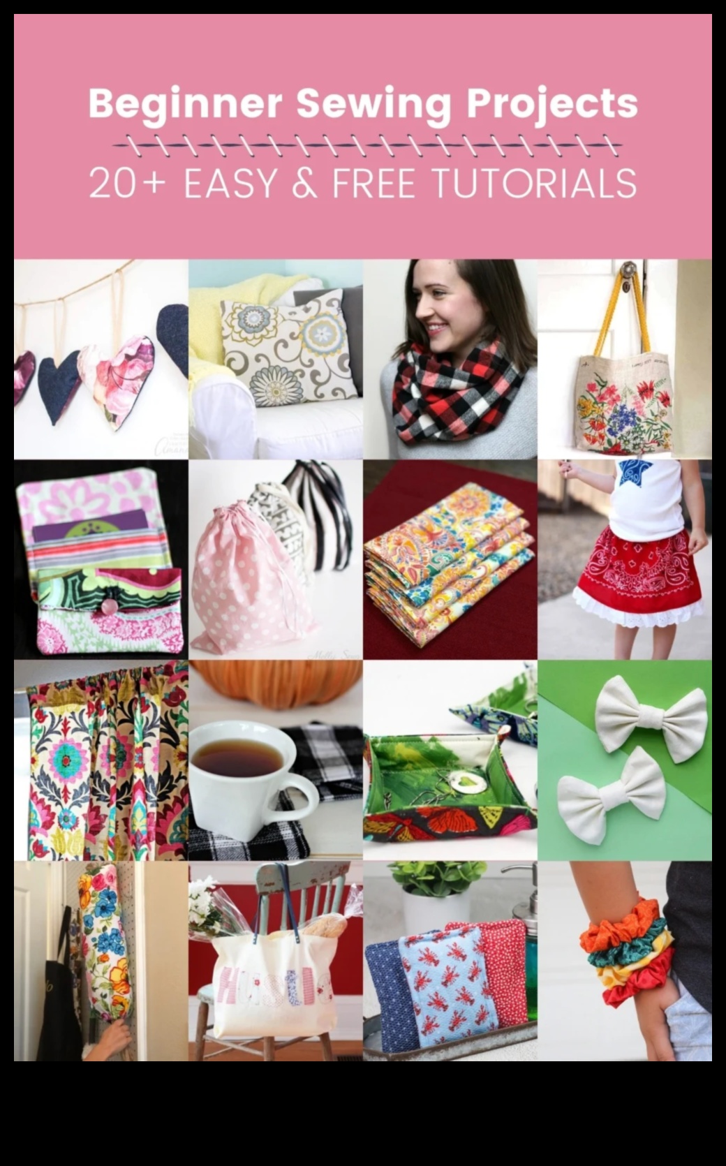 Amatniecība ar audumu: DIY šūšanas projekti visiem prasmju līmeņiem